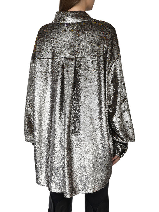 Рубашка в пайетках Flashin | Фото 6