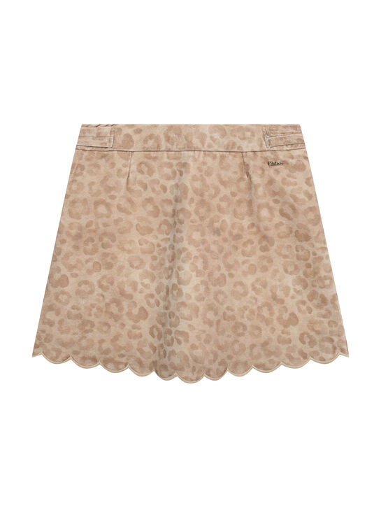 Юбка мини леопардовая Chloe | Фото 3