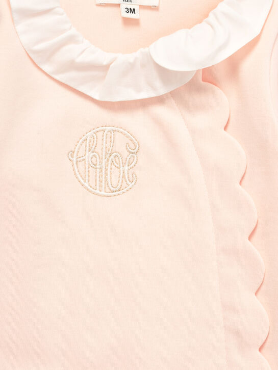 Комплект из двух деталей: комбинезон и слюнявчик Chloe | Фото 7