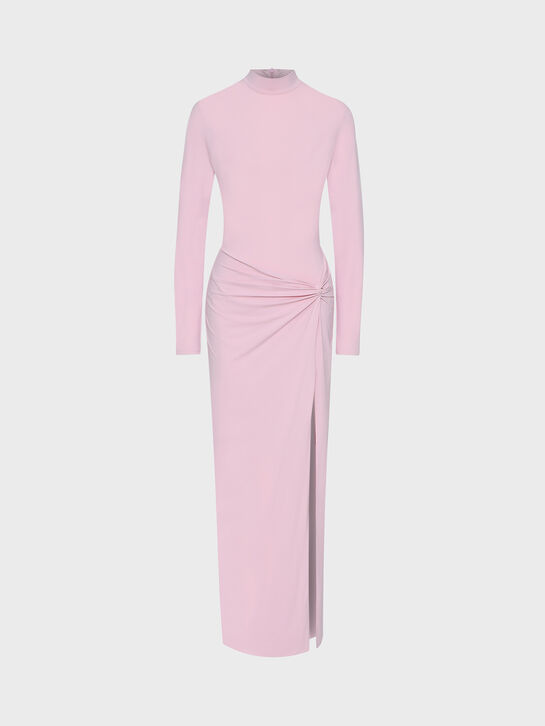 Платье розового цвета с драпировкой Roses & Lace | Фото 1