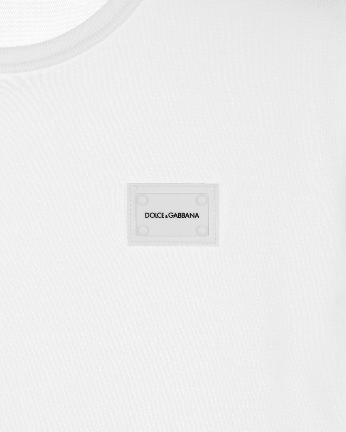 Базовая белая футболка Dolce&Gabbana детская - фото 3