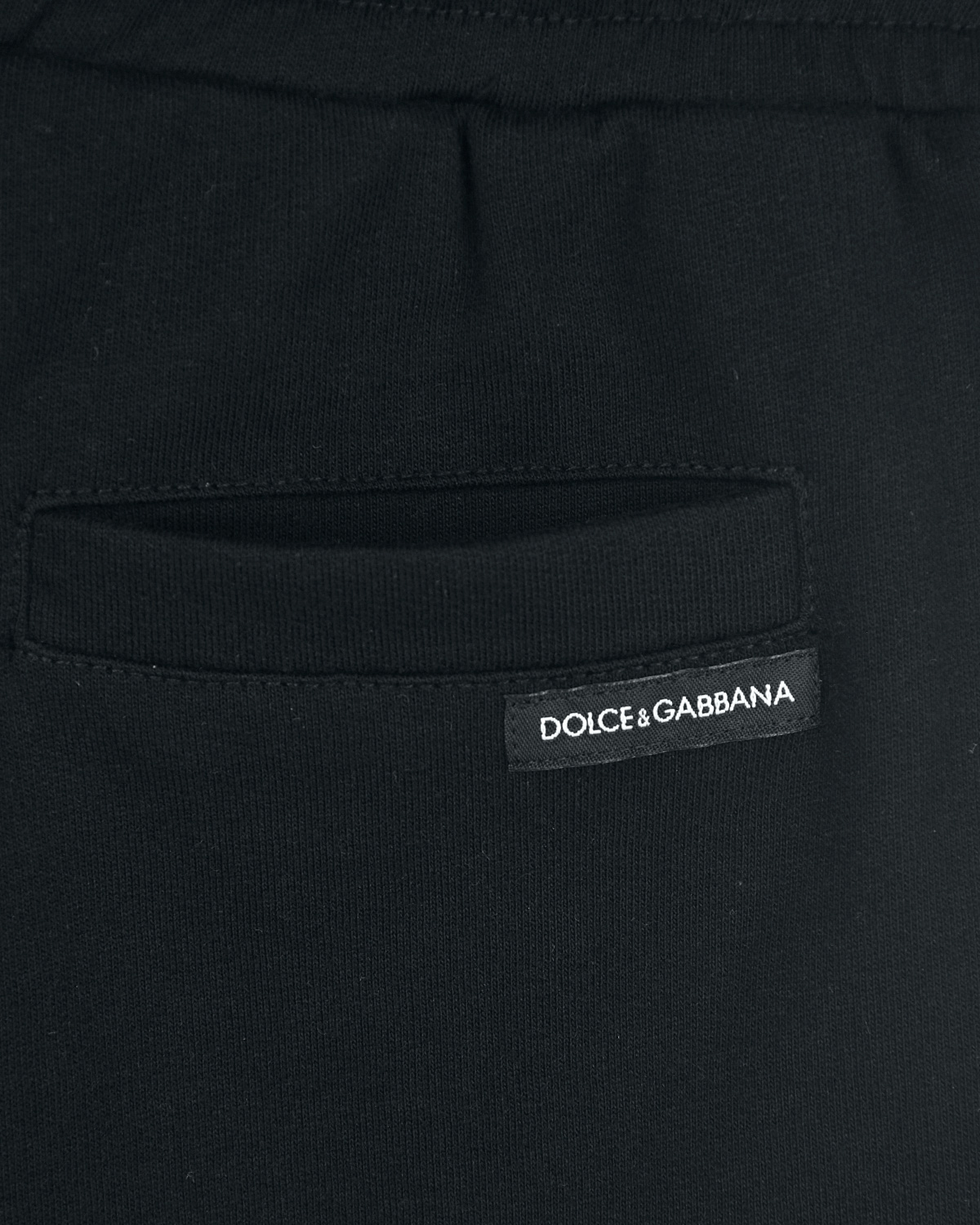 Черные хлопковые шорты Dolce&Gabbana детские - фото 5