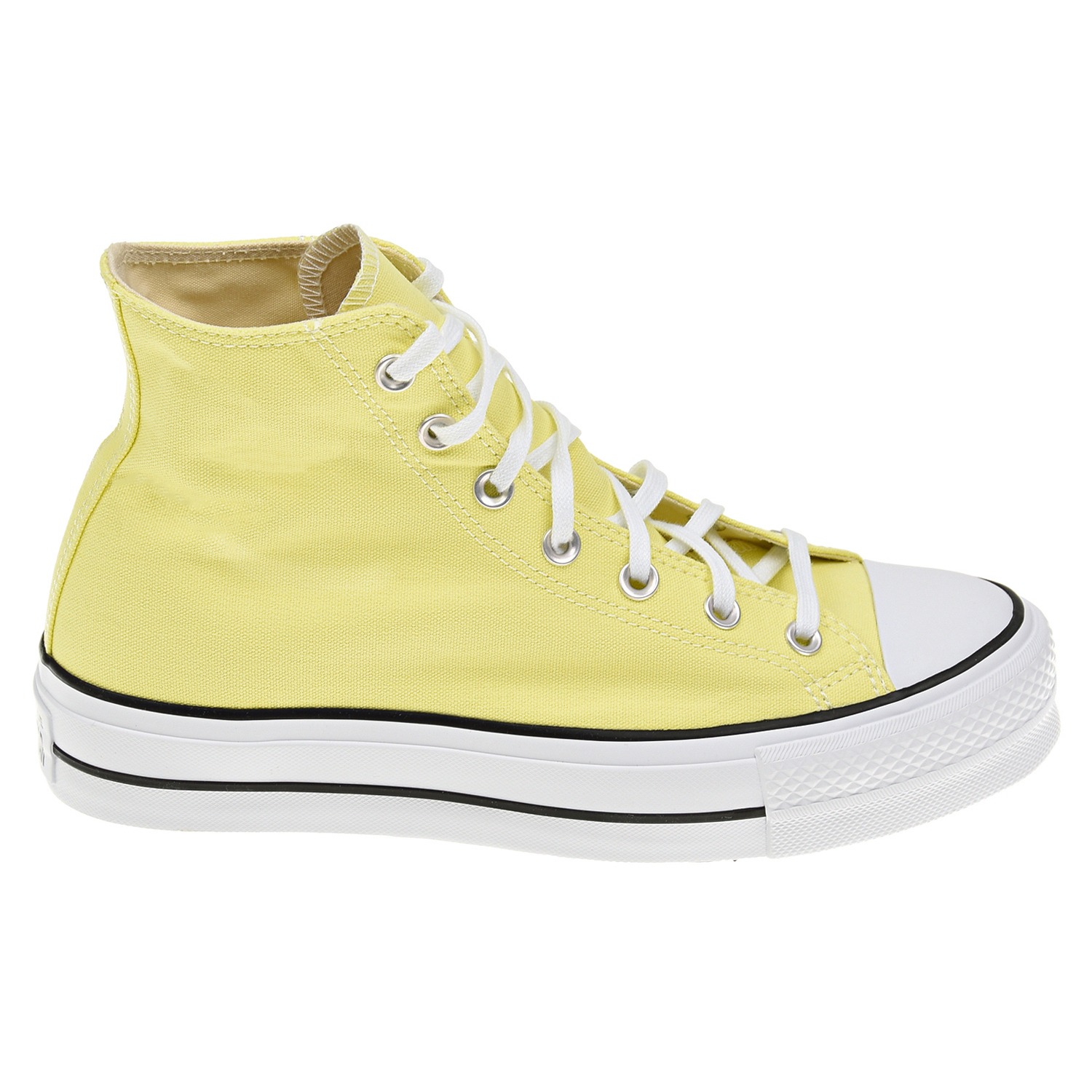 Желтые кеды на высокой подошве Converse детские, размер 39, цвет желтый - фото 2