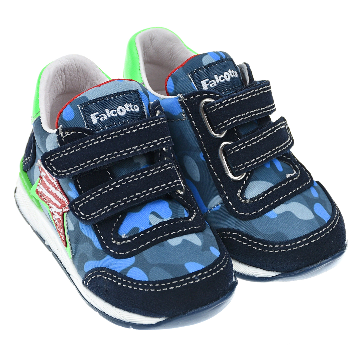 Темно-синие камуфляжные кроссовки Falcotto