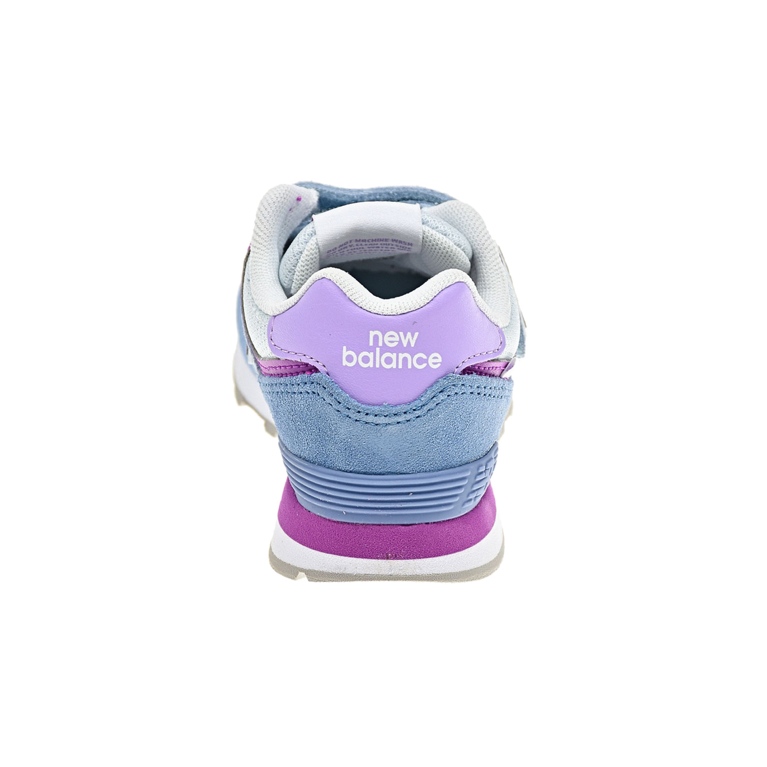 Кроссовки со вставками из замши NEW BALANCE детские, размер 30, цвет голубой - фото 3