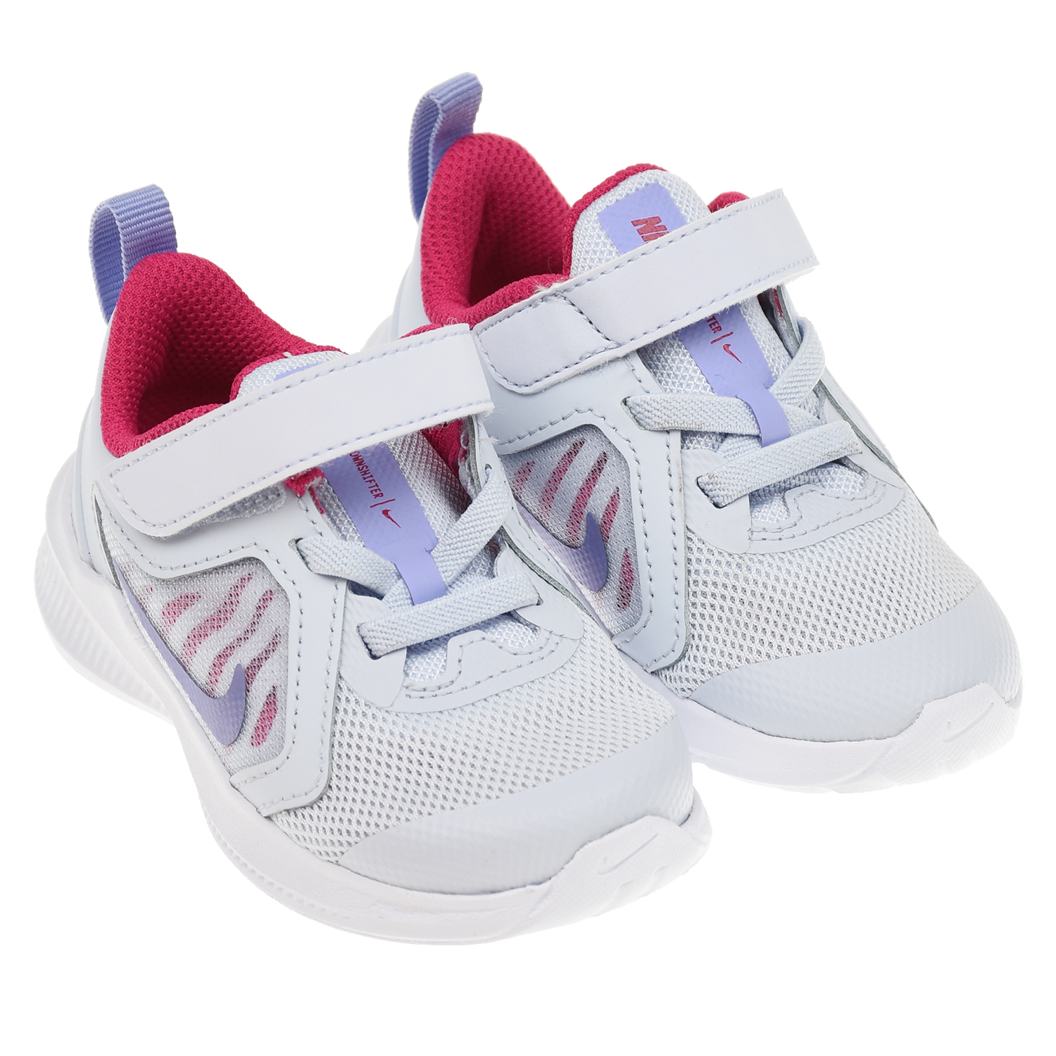Кроссовки Downshifter 10 для девочек Nike детские, размер 20, цвет голубой - фото 1