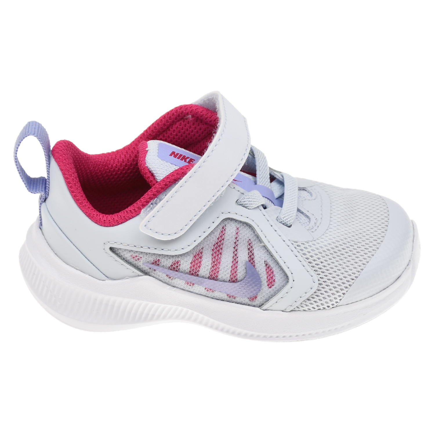 Кроссовки Downshifter 10 для девочек Nike детские, размер 20, цвет голубой - фото 2