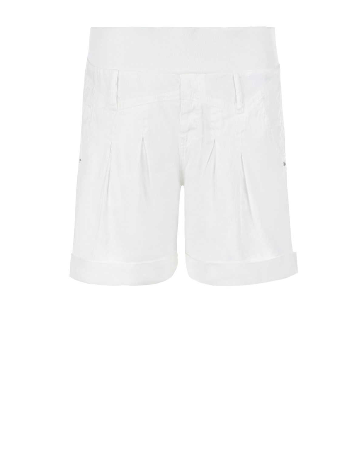 Белые шорты для беременных Pietro Brunelli, размер 40, цвет белый - фото 1