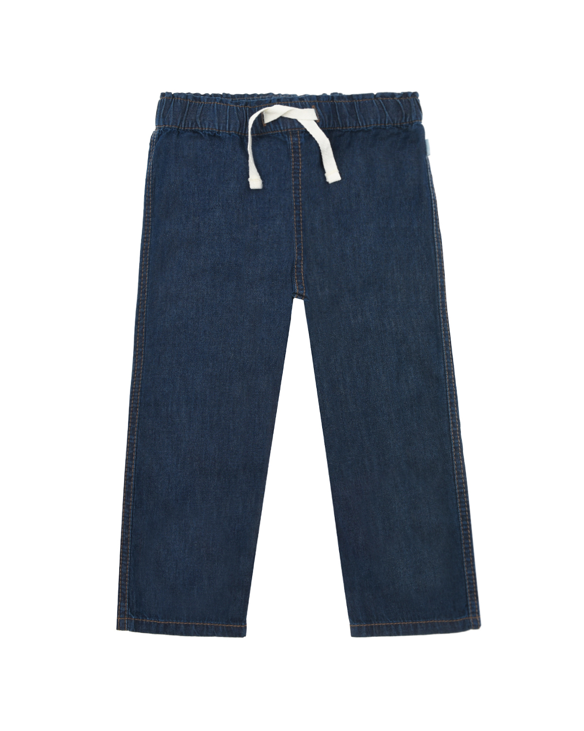 Тёмно-синие джиносвые брюки Sanetta Kidswear