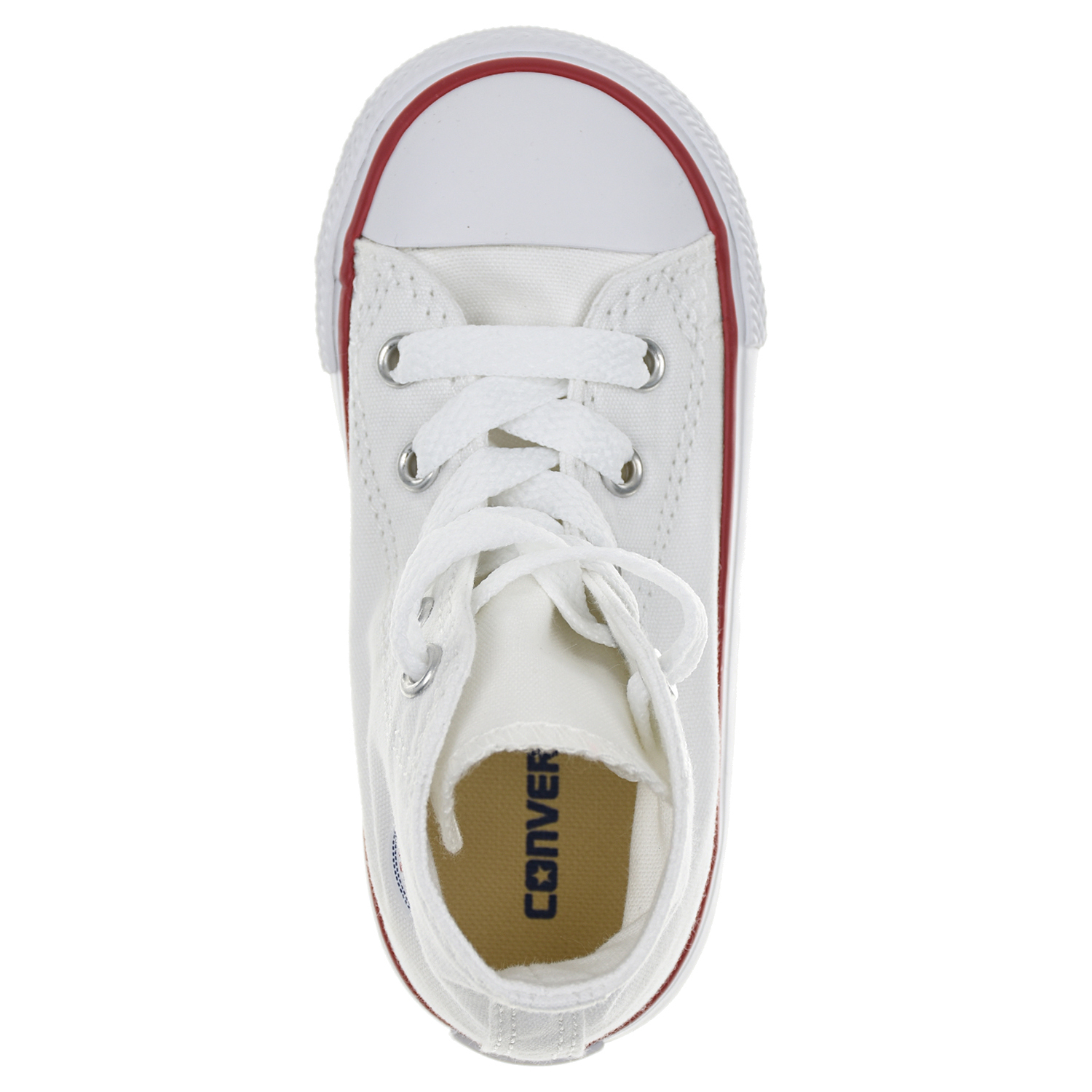 Высокие белые кеды Converse детские, размер 23, цвет белый - фото 5