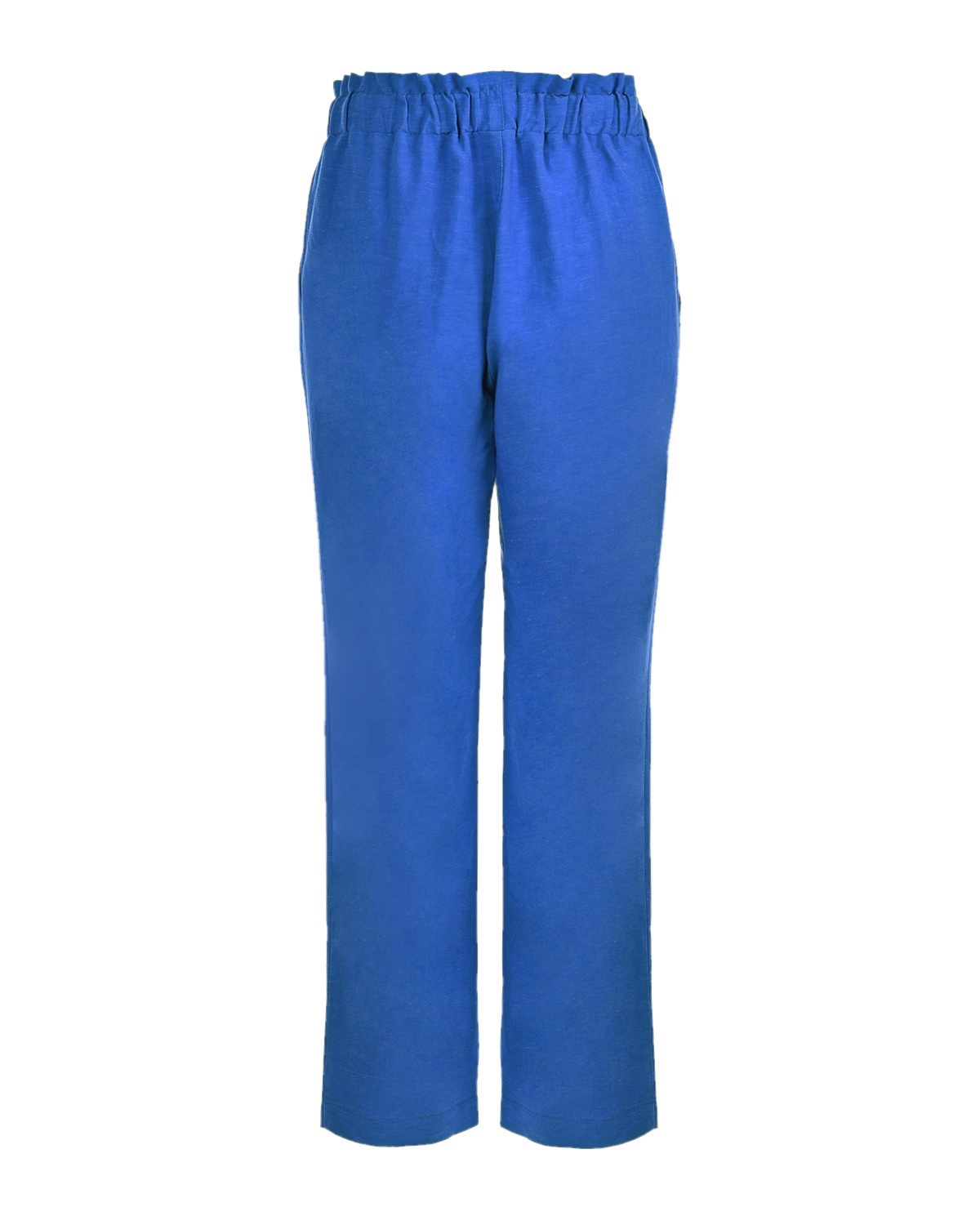 Синие брюки для беременных Pietro Brunelli, размер 40, цвет синий - фото 5