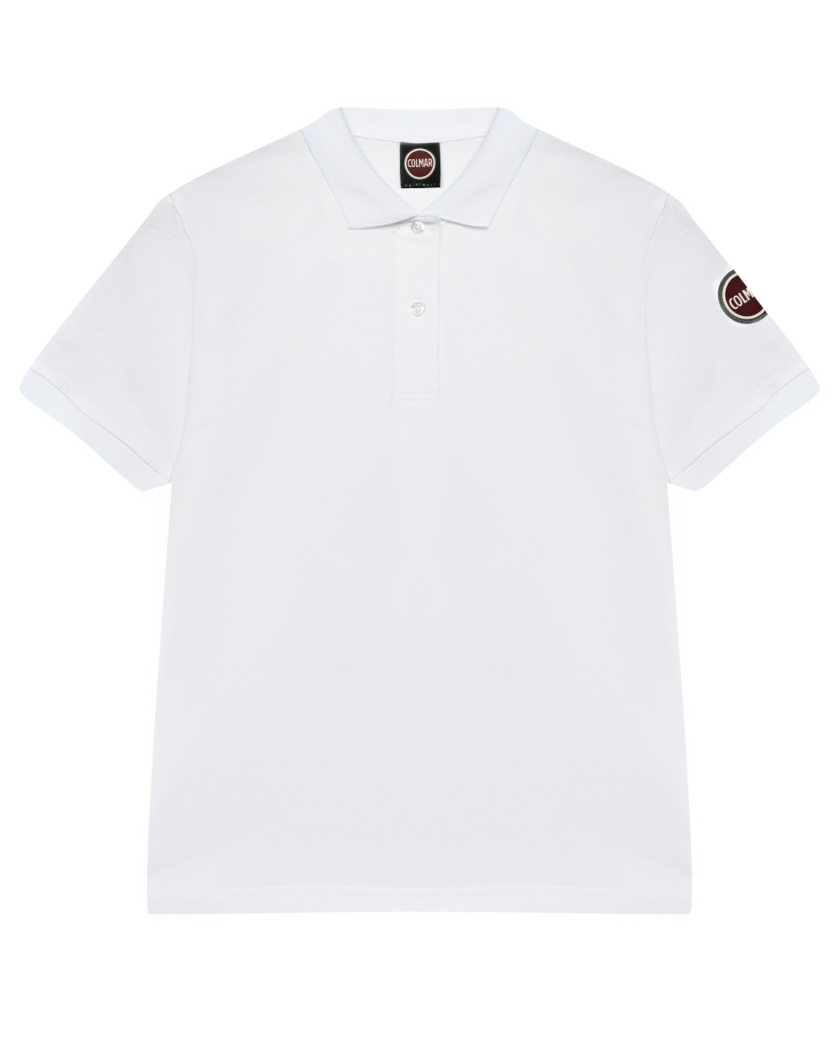 Футболка-поло с лого, белая Colmar Junior футболка с лого на груди белая moschino