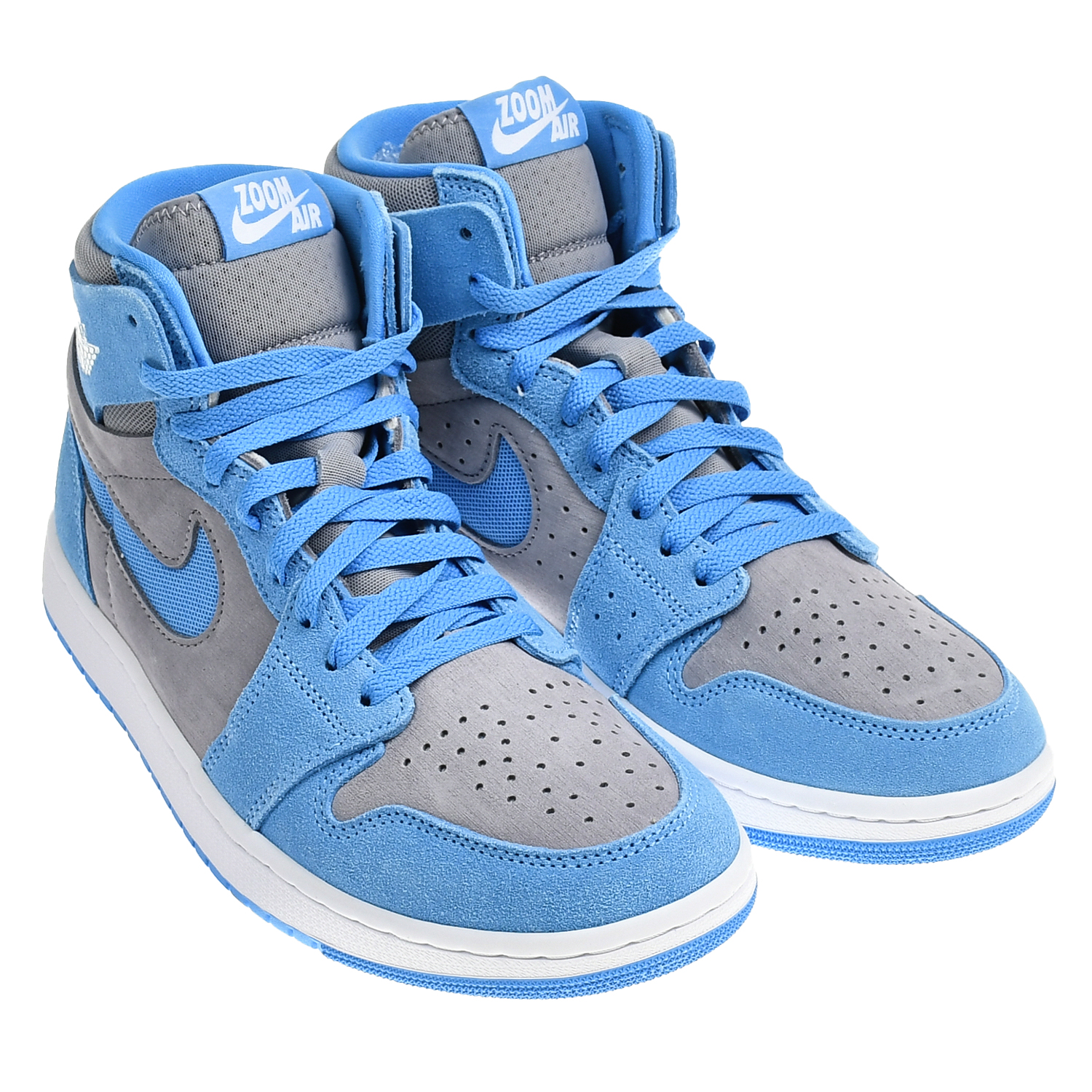 Высокие кеды Air Jordan Nike, размер 41, цвет голубой