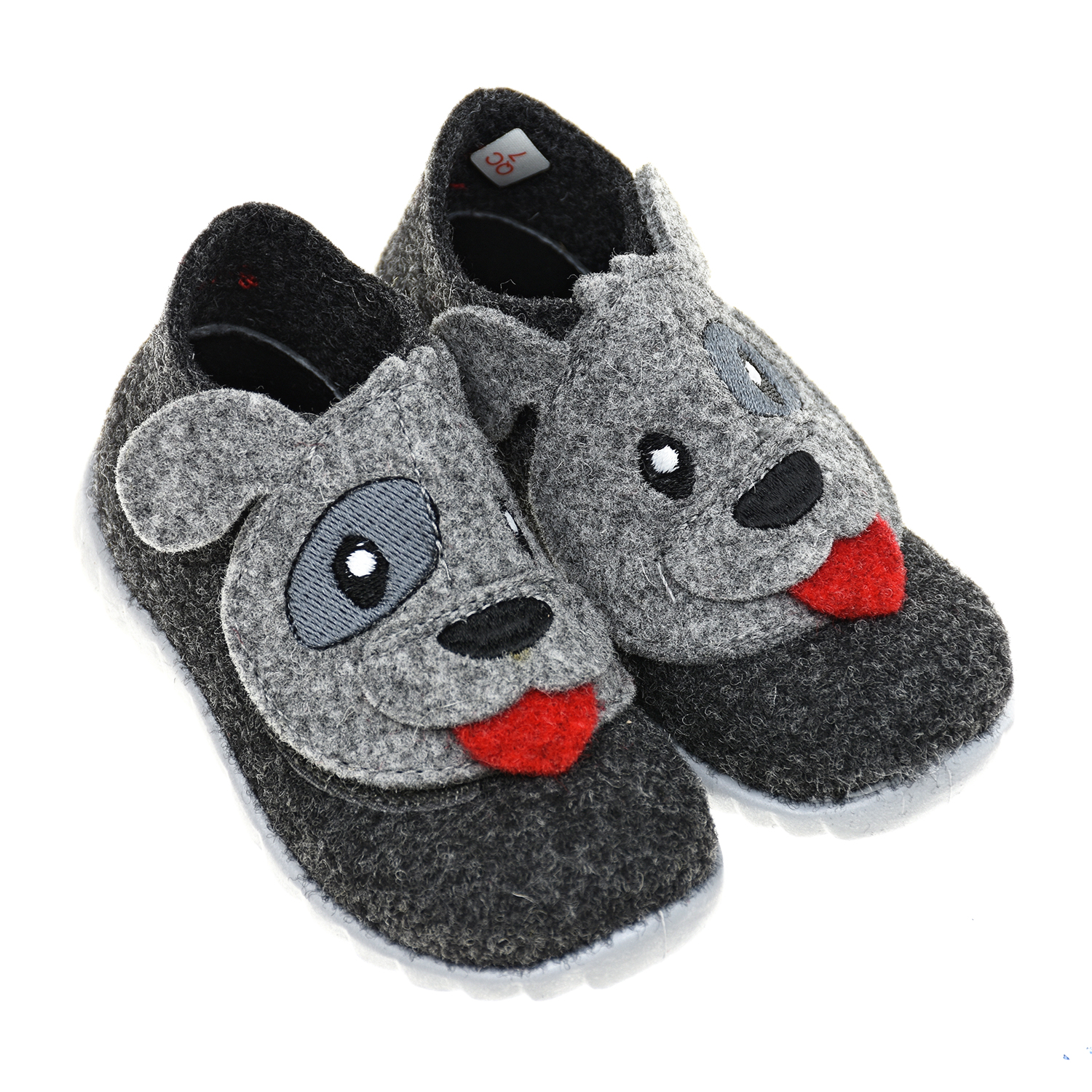 

Серые тапочки Happy из войлока SUPERFIT, Серый, Серые тапочки Happy из войлока SUPERFIT