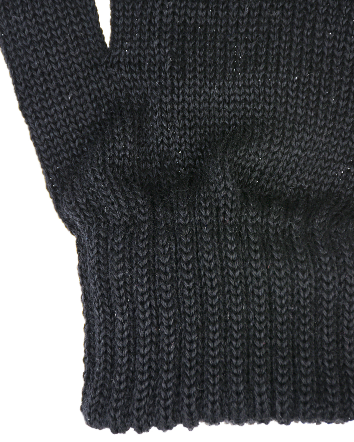 Черные перчатки из шерсти Catya детские - фото 2