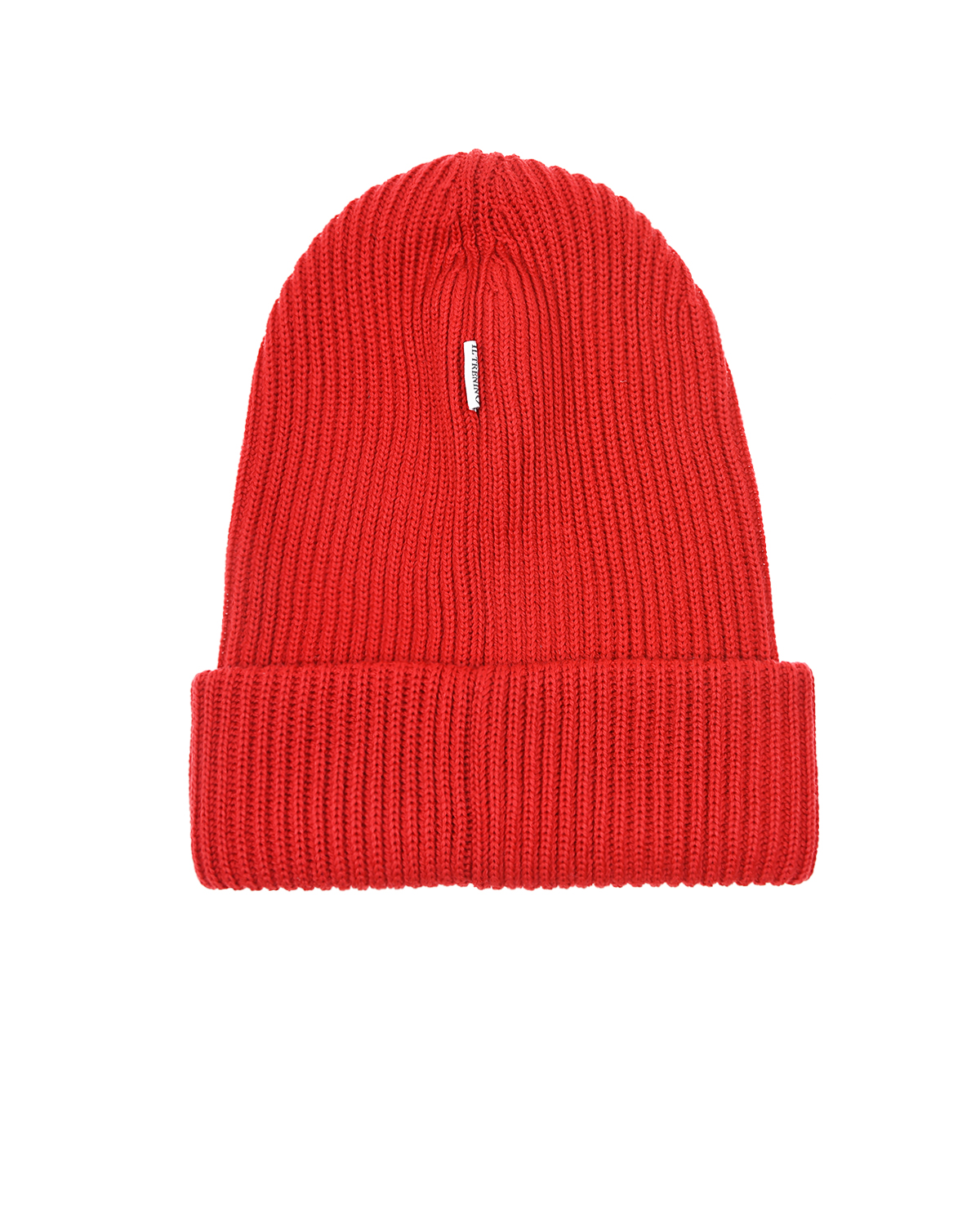 Красная удлиненная шапка из шерсти Il Trenino детская - фото 2