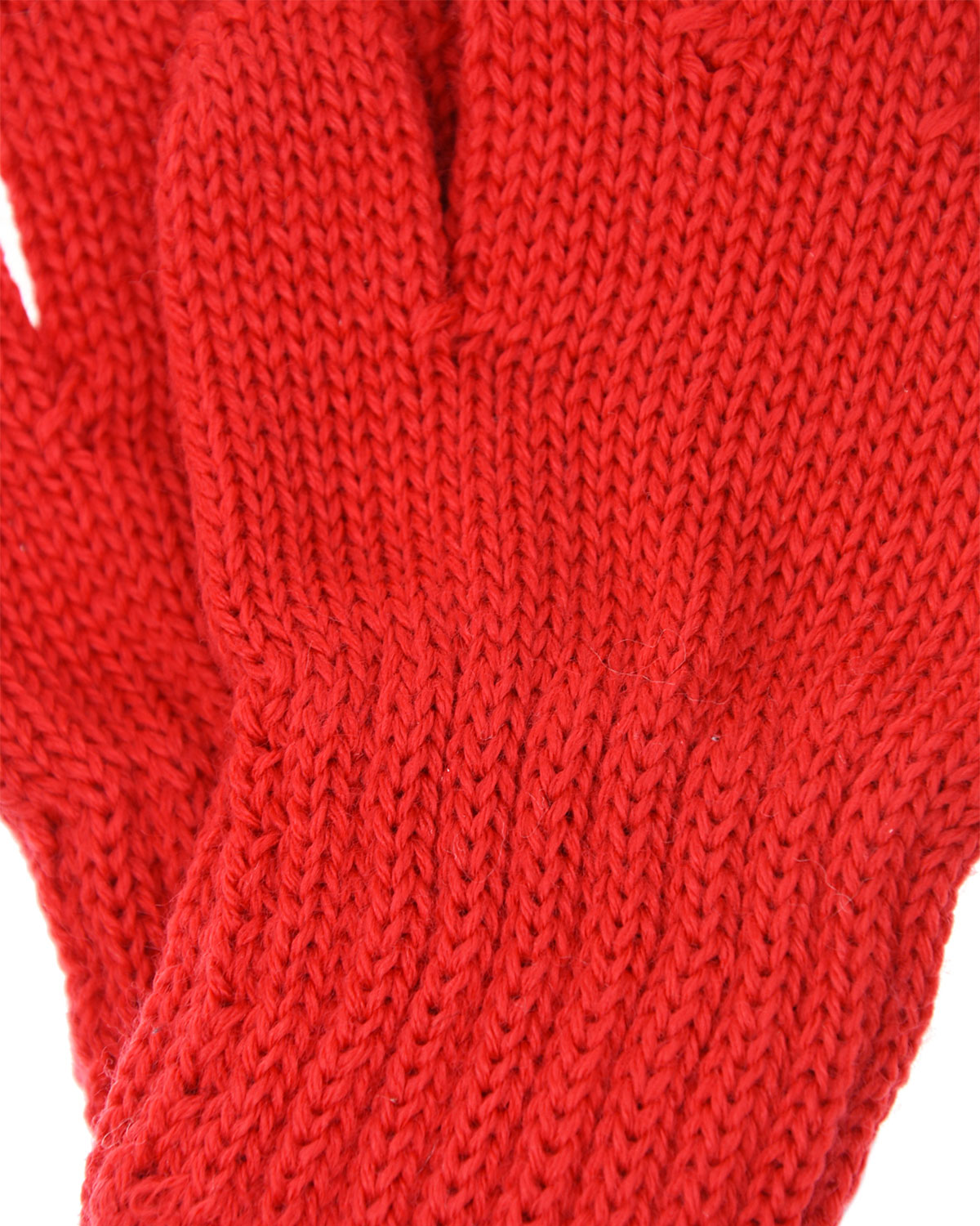 Красные перчатки из шерсти MaxiMo детские - фото 2