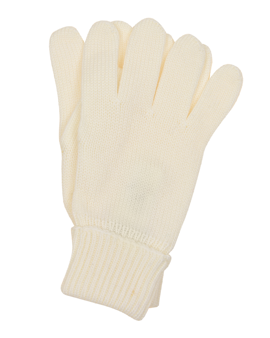 Белые перчатки из шерсти Il Trenino детские, размер 6, цвет белый - фото 1