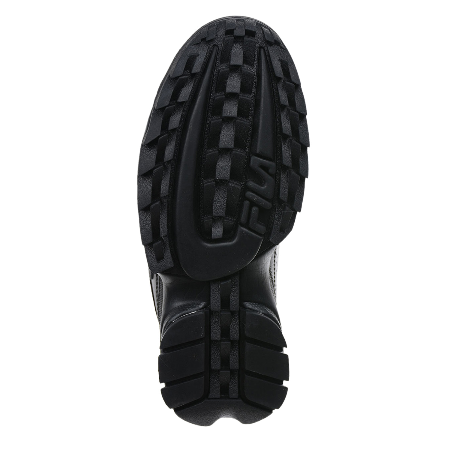 Черные кожаные кроссовки DISRUPTOR 2 FILA детские, размер 36, цвет черный - фото 5
