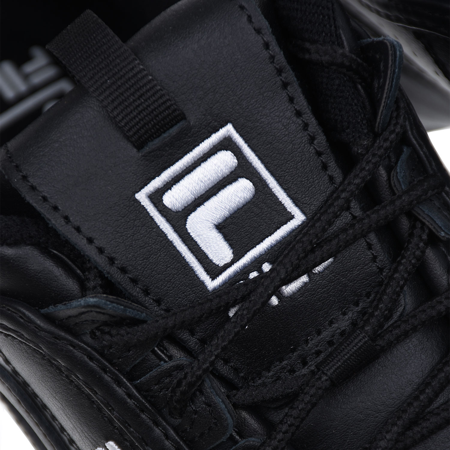 Черные кожаные кроссовки DISRUPTOR 2 FILA детские, размер 36, цвет черный - фото 6