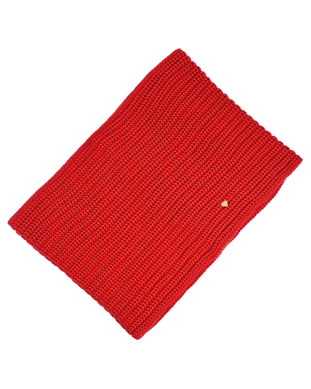 Красный шерстяной шарф Il Trenino детский, размер unica