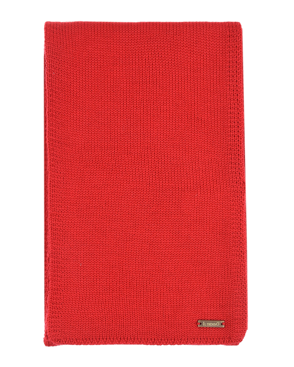 Красный шерстяной шарф, 140x19 см Il Trenino детский, размер unica - фото 2
