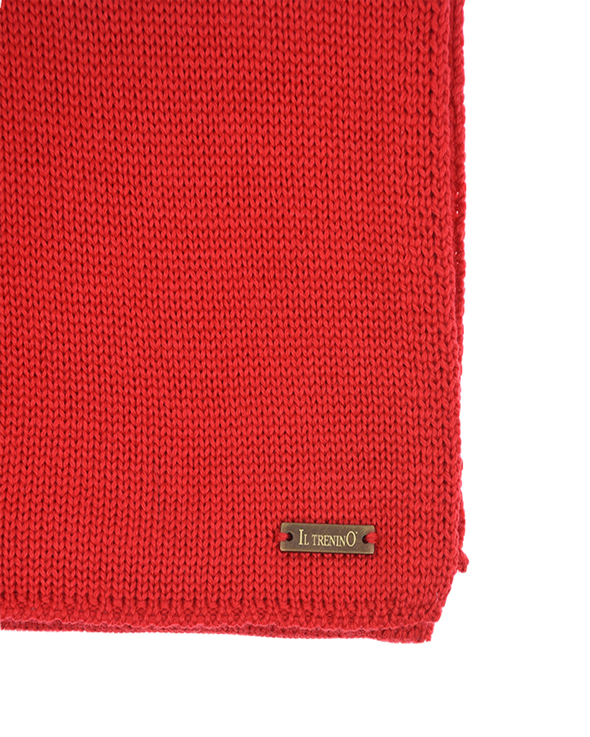 Красный шерстяной шарф, 140x19 см Il Trenino детский, размер unica - фото 3