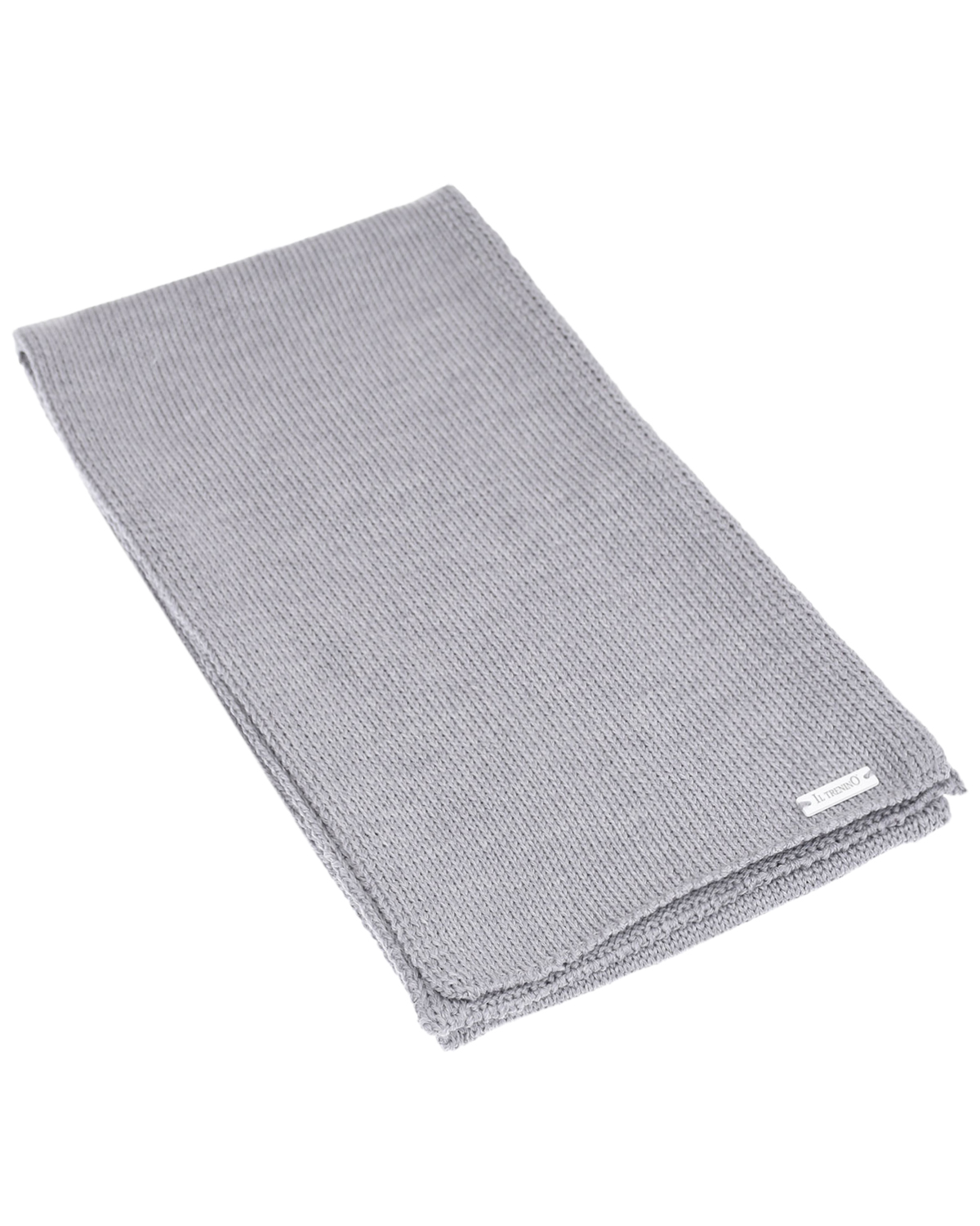 Серый шерстяной шарф, 140x19 см Il Trenino детский, размер unica