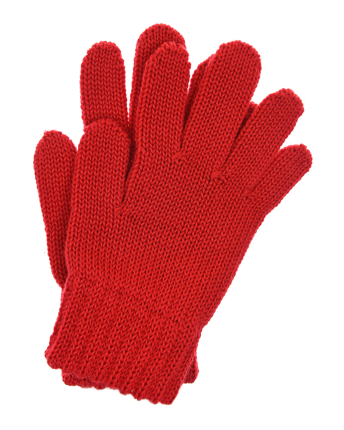 Красные перчатки из шерсти MaxiMo детские, размер 2, цвет красный - фото 1