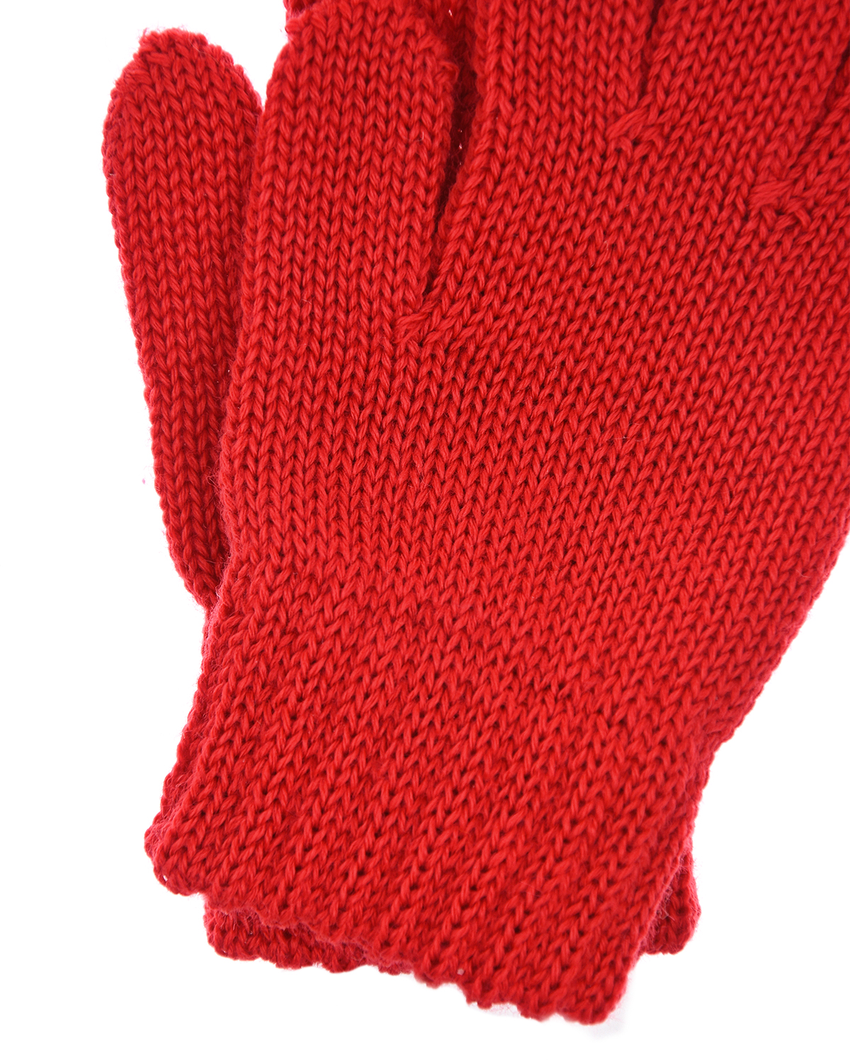 Красные перчатки из шерсти MaxiMo детские, размер 2, цвет красный - фото 2