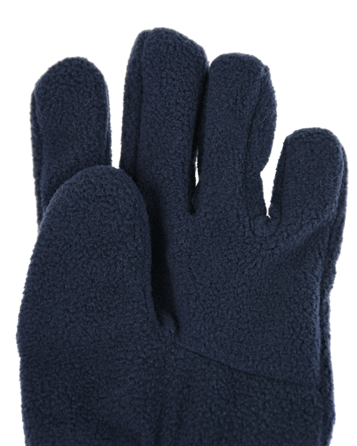 Темно-синие перчатки из флиса MaxiMo детское, размер 2, цвет синий - фото 3