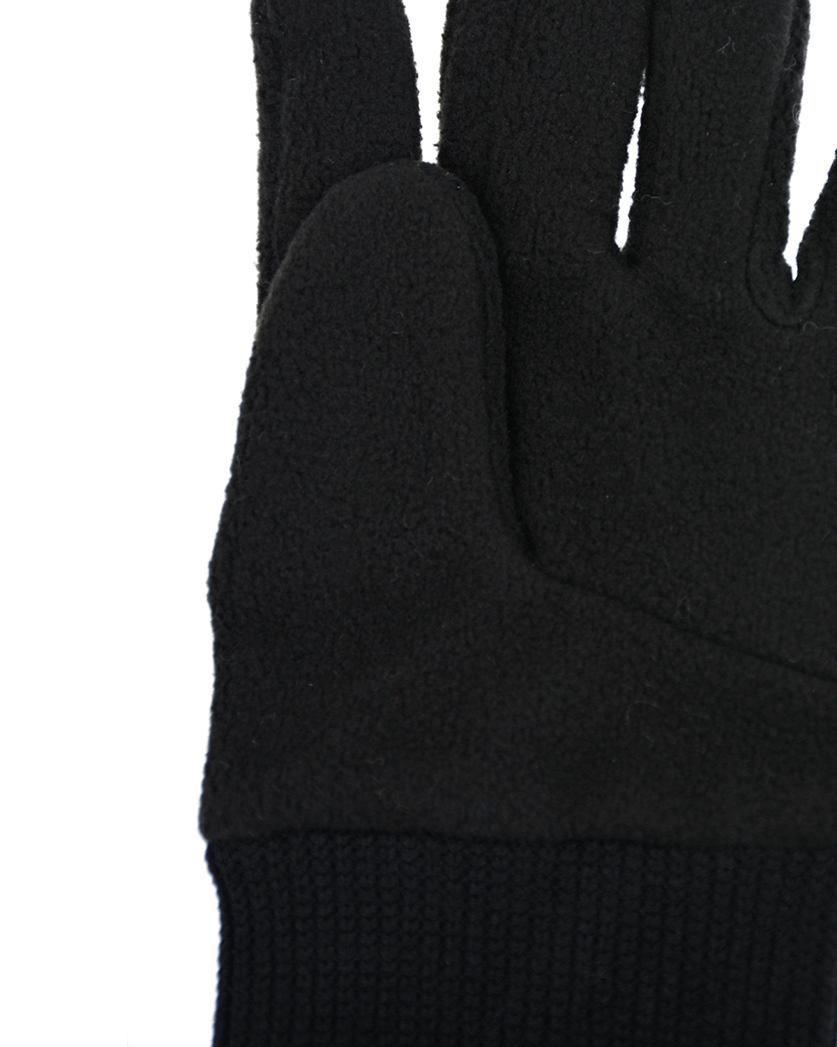 Флисовые перчатки черного цвета MaxiMo детские, размер 2 - фото 3