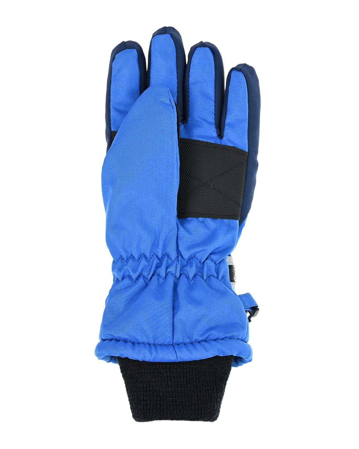 Синие непромокаемые перчатки со светоотражающими вставками MaxiMo детские, размер 2, цвет синий - фото 2