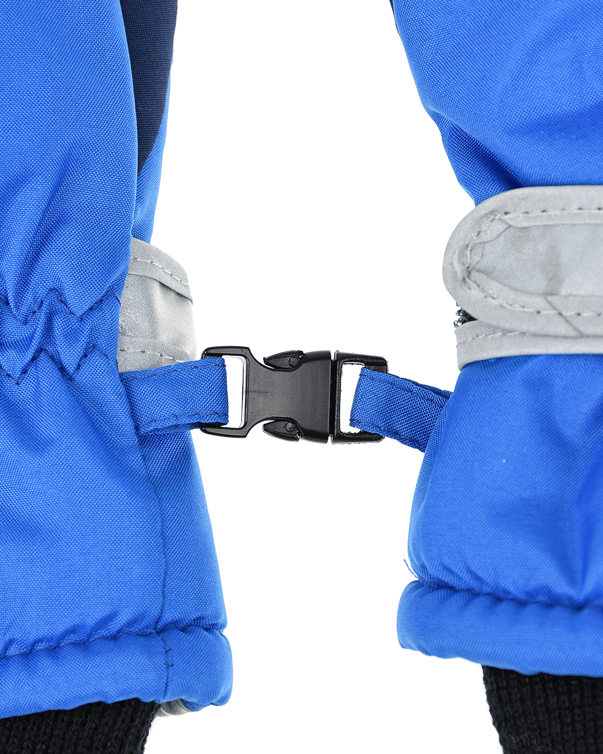 Синие непромокаемые перчатки со светоотражающими вставками MaxiMo детские, размер 2, цвет синий - фото 4