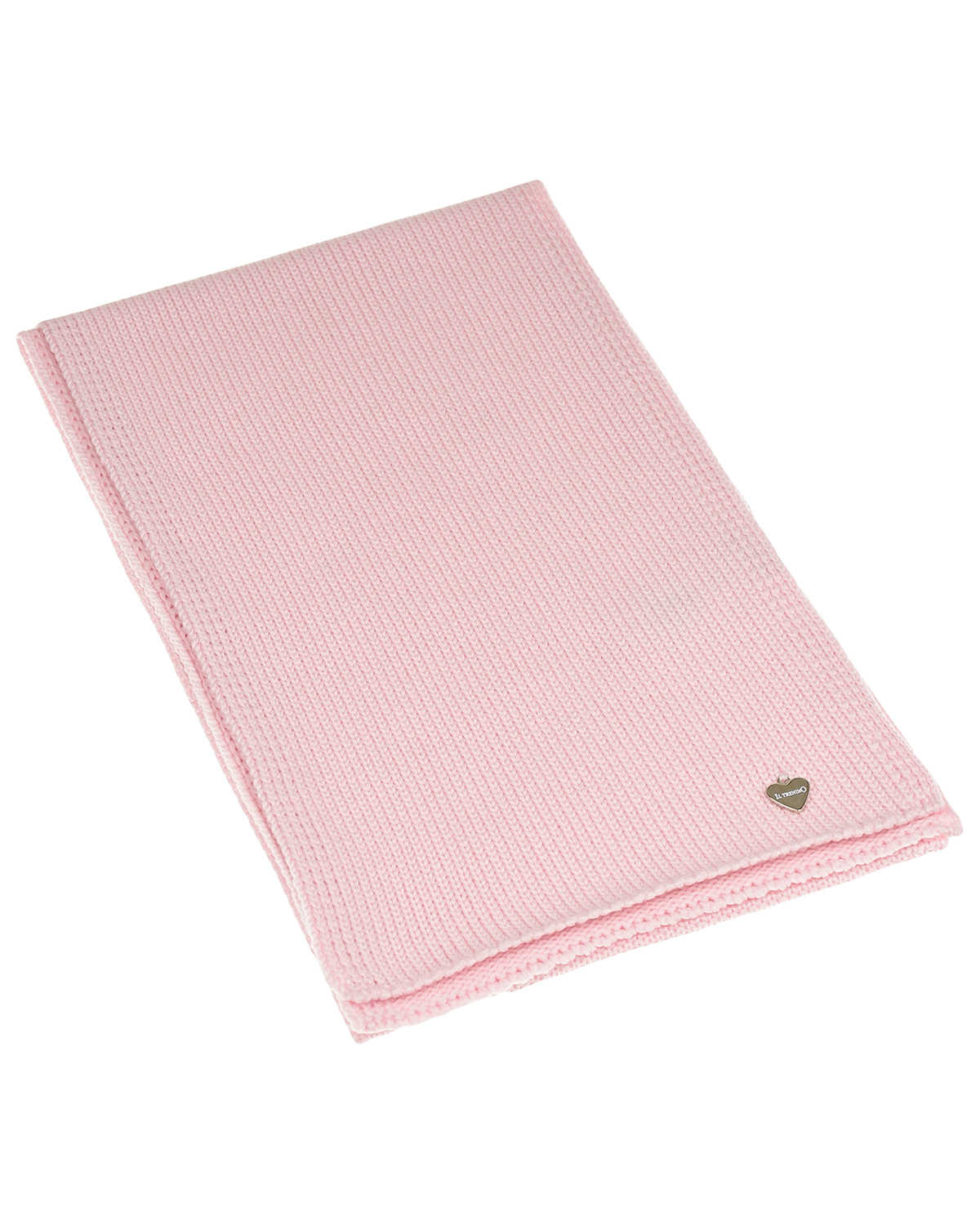 Светло-розовый шарф 142х21 см. Il Trenino детское, размер unica - фото 1