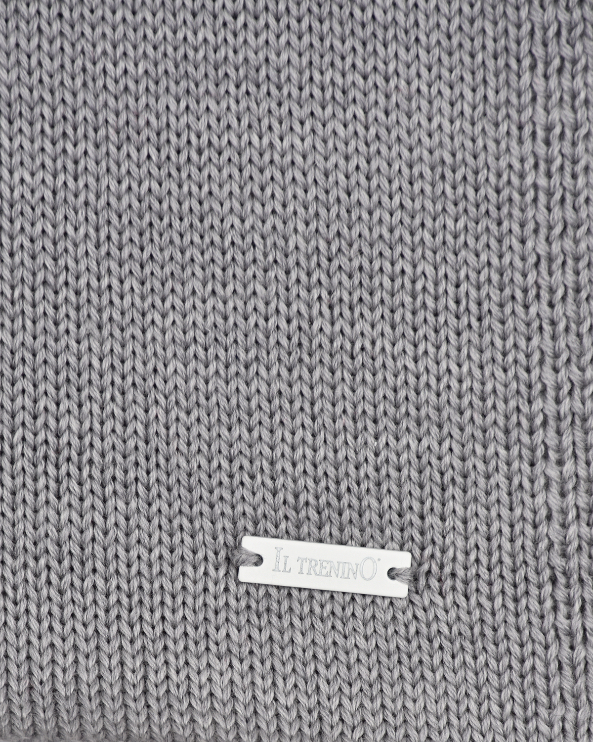Серый шарф 134х20 см. Il Trenino детский, размер unica - фото 3
