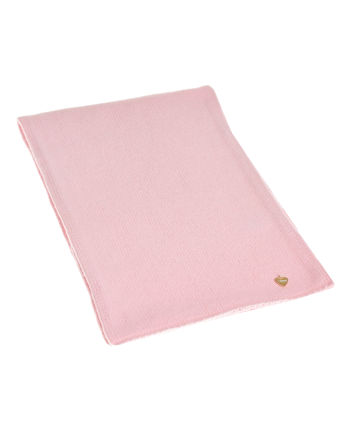Розовый шарф из шерсти и кашемира Il Trenino детский, размер unica