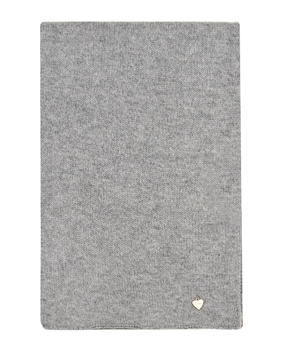 Серый шарф из шерсти и кашемира Il Trenino детский, размер unica - фото 2