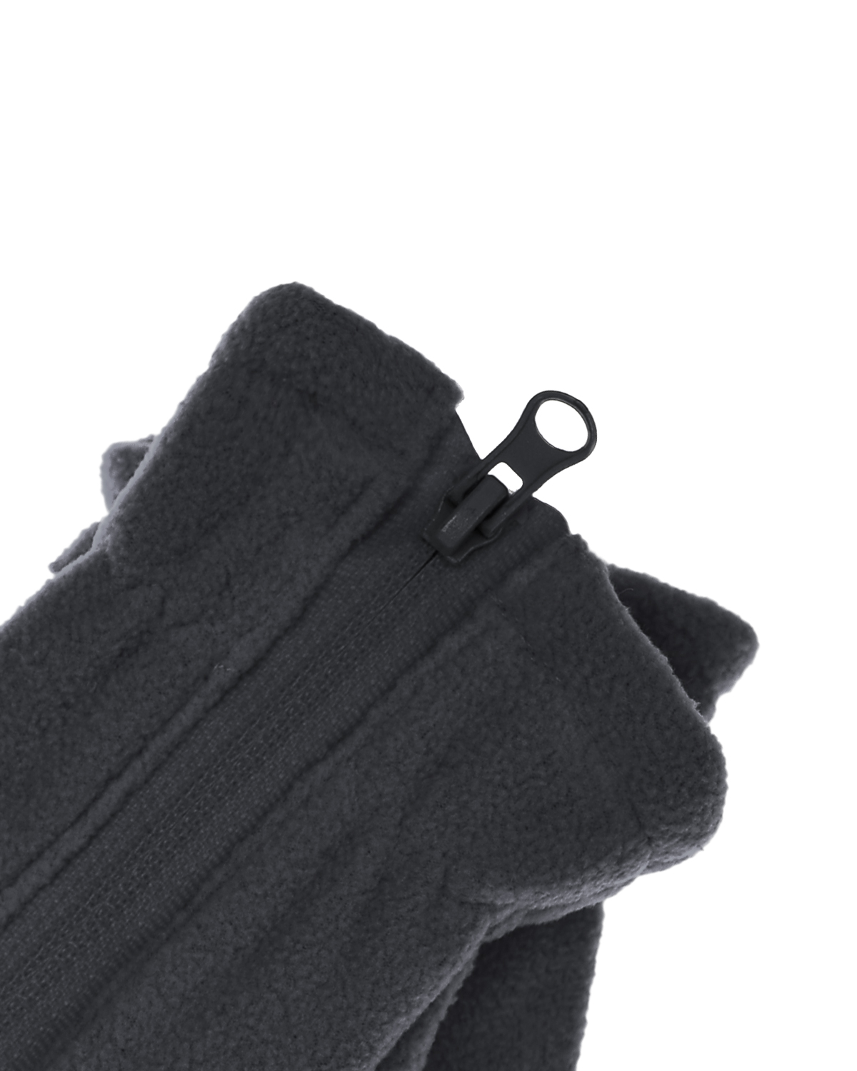 Темно-серые флисовые варежки MaxiMo детское, размер 2, цвет серый - фото 3