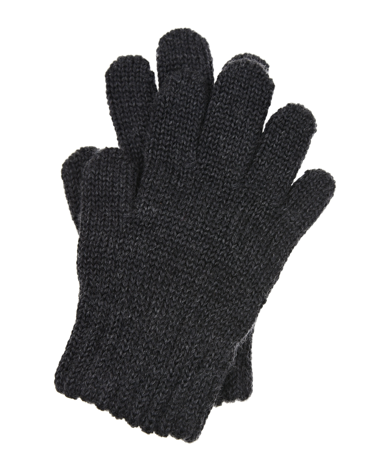 Темно-серые перчатки из шерсти MaxiMo детское, размер 1, цвет серый - фото 1