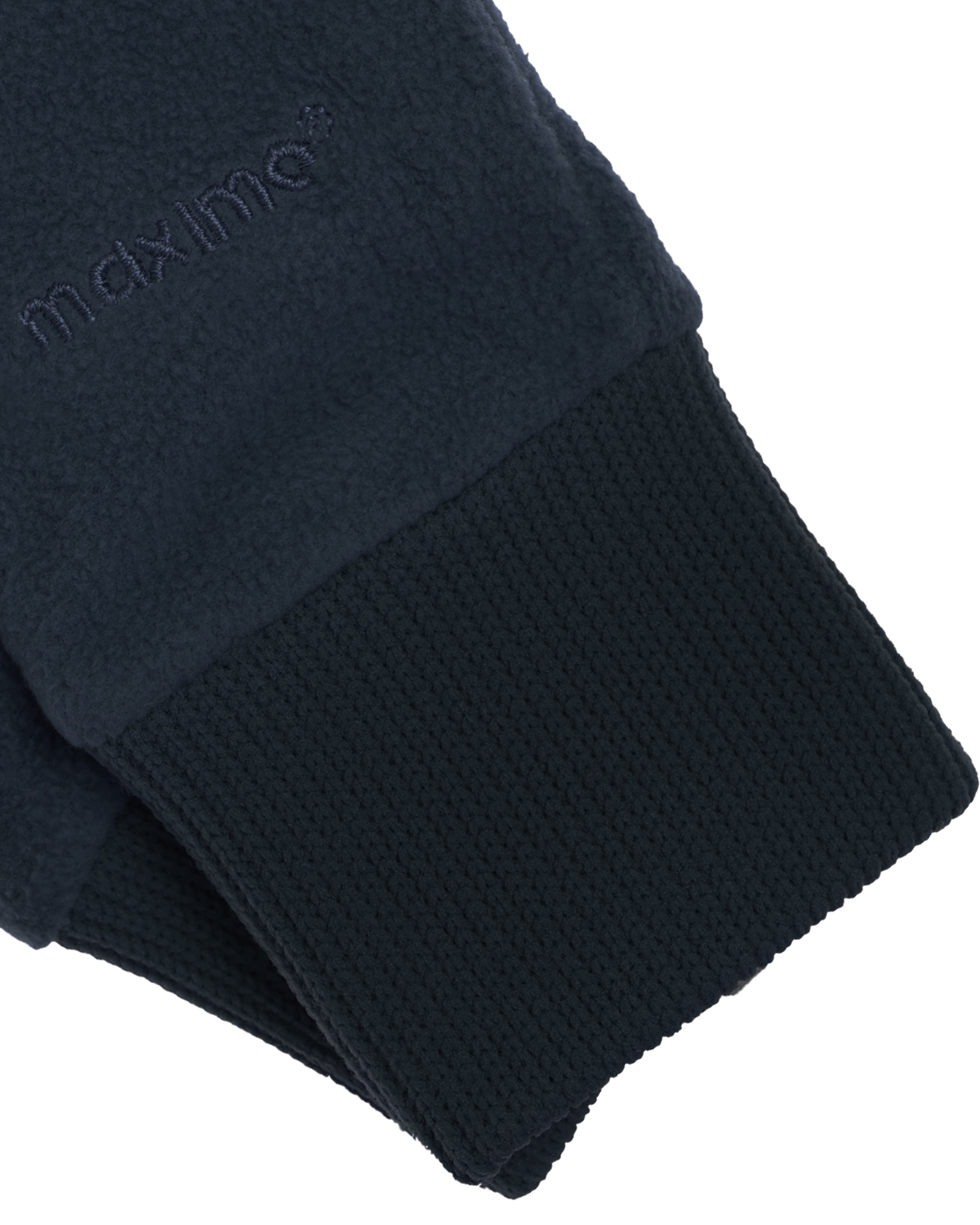 Темно-синие флисовые перчатки MaxiMo детское, размер 6, цвет синий - фото 2