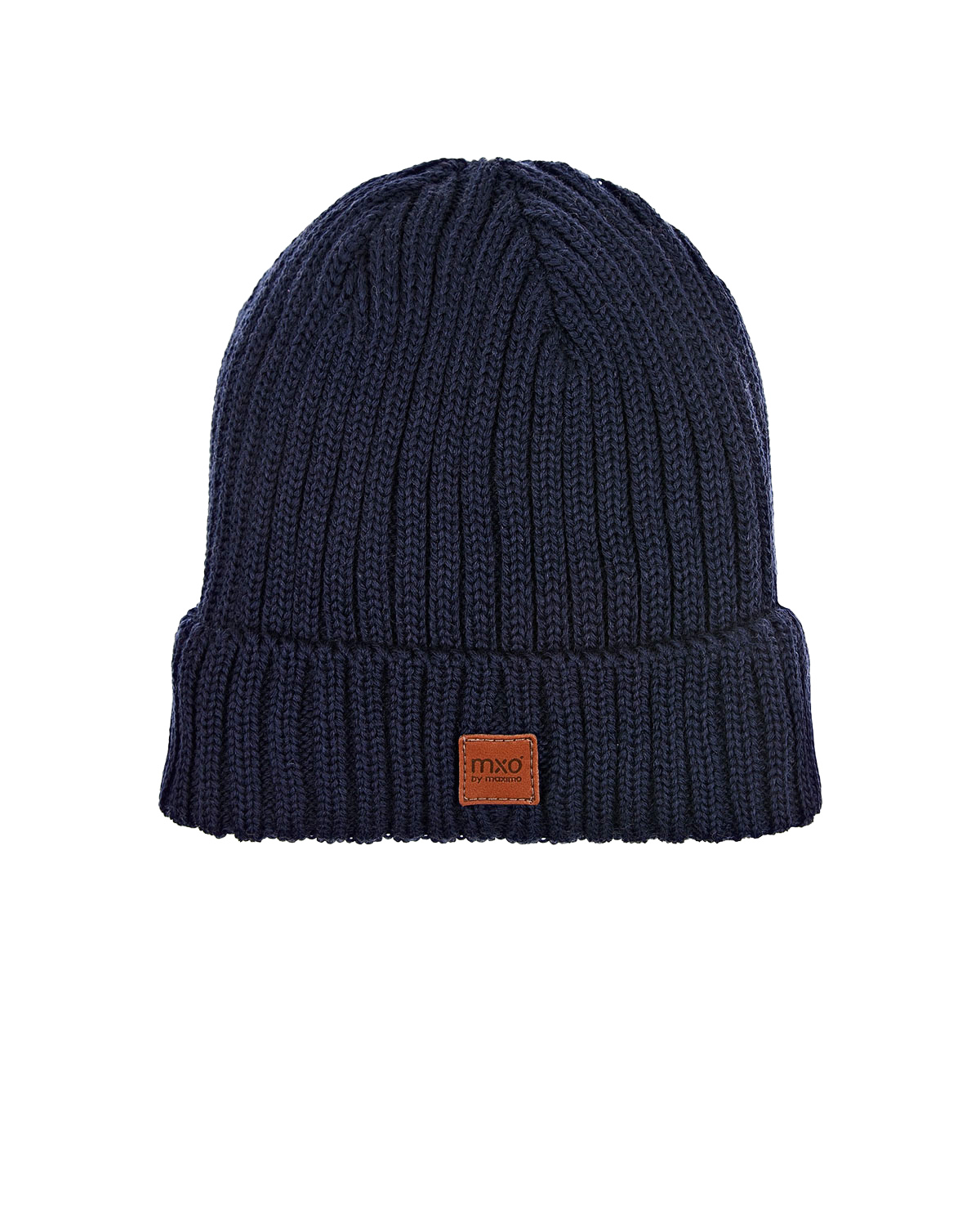 Темно-синяя шапка из шерсти MaxiMo детское, размер 53, цвет синий - фото 1