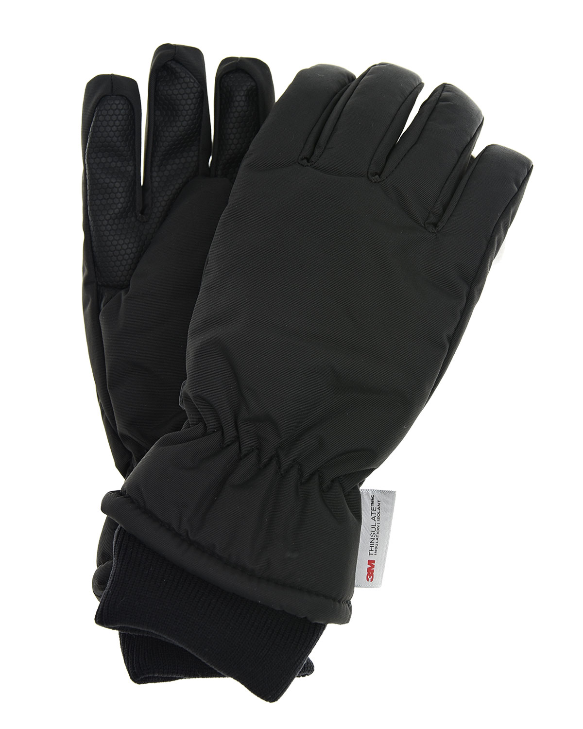 Черные непромокаемые перчатки MaxiMo детские, размер 3, цвет черный - фото 1