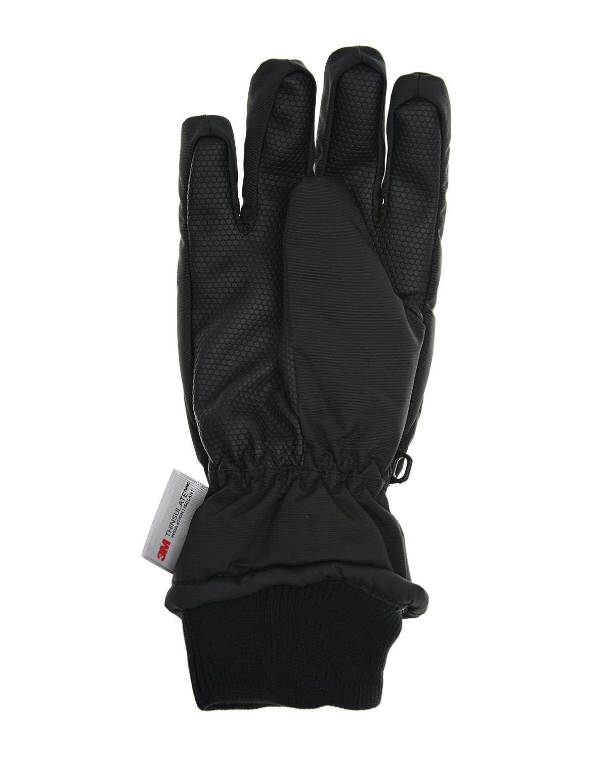 Черные непромокаемые перчатки MaxiMo детские, размер 3, цвет черный - фото 2