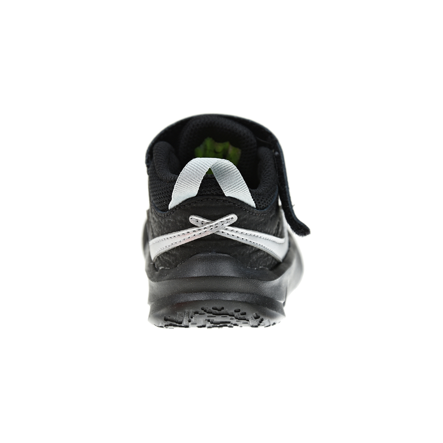 Черные кроссовки Team Hustle с логотипом Nike детские, размер 24, цвет черный - фото 3