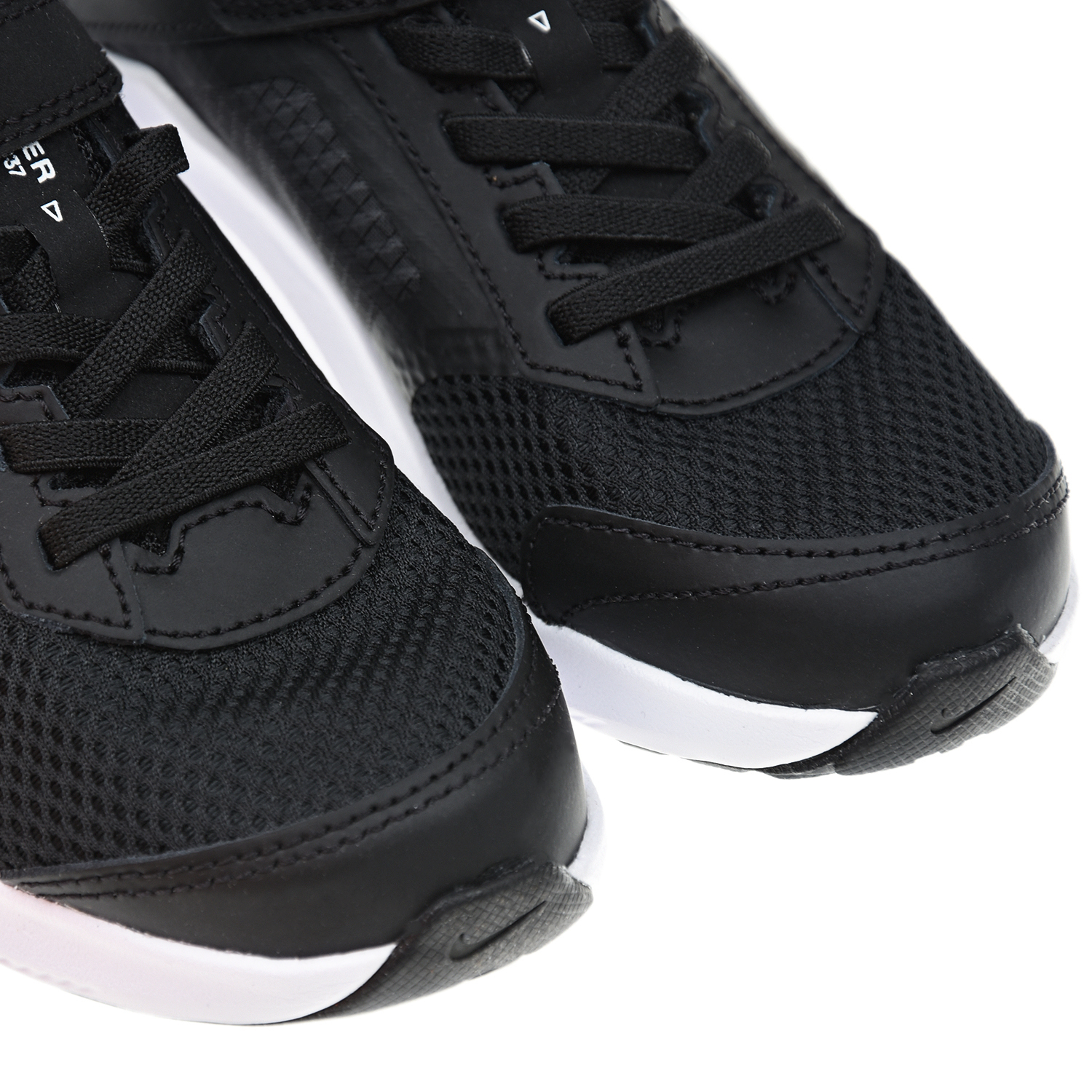 Черные кроссовки Downshifter 11 на липучках Nike детские, размер 28, цвет черный - фото 6