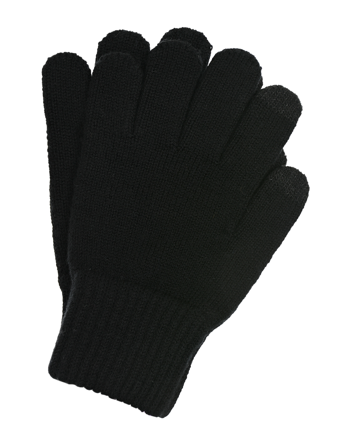 Черные перчатки Touch Screen Norveg детские