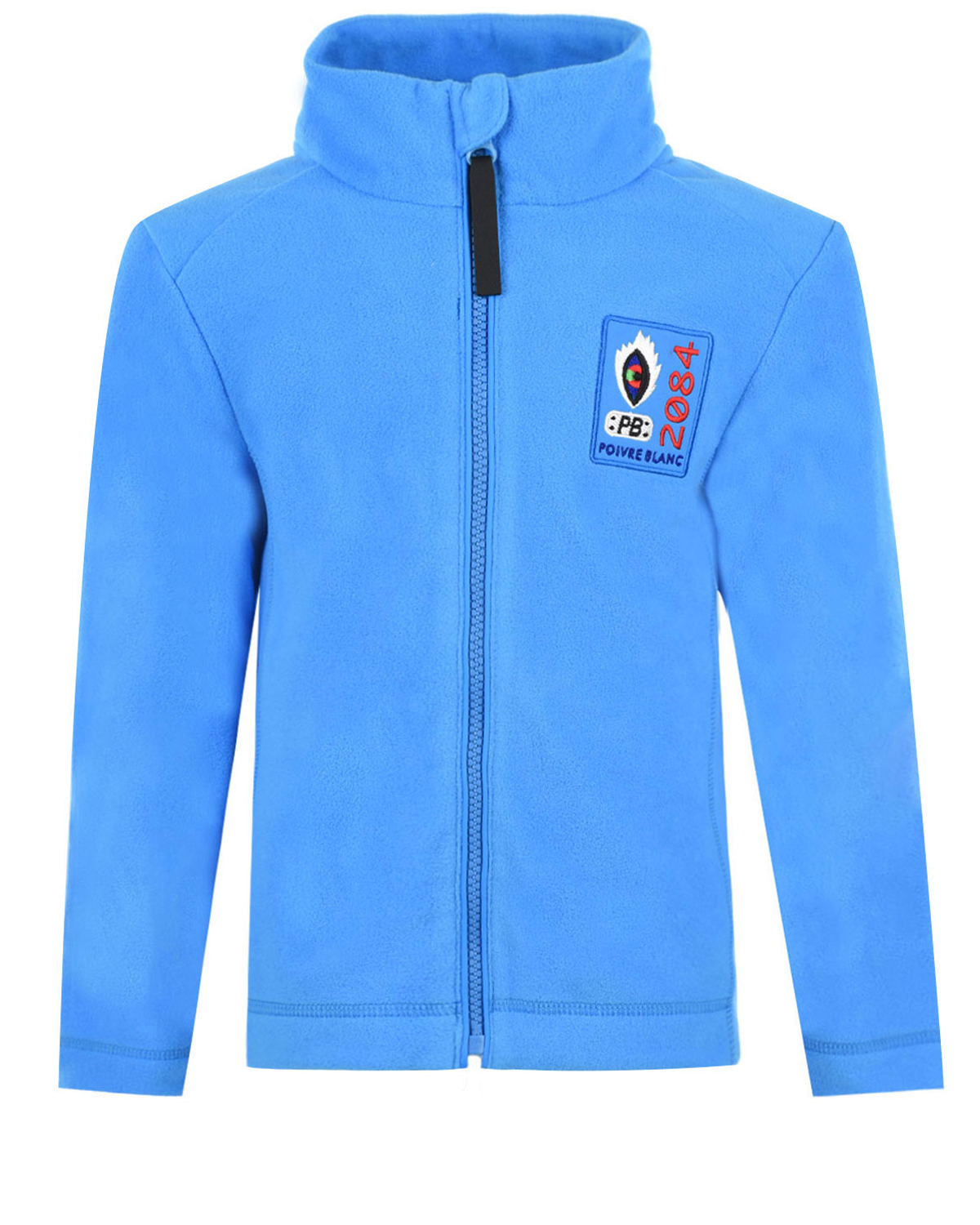Голубая кофта с вышитым патчем Poivre Blanc детская, размер 92, цвет голубой - фото 1