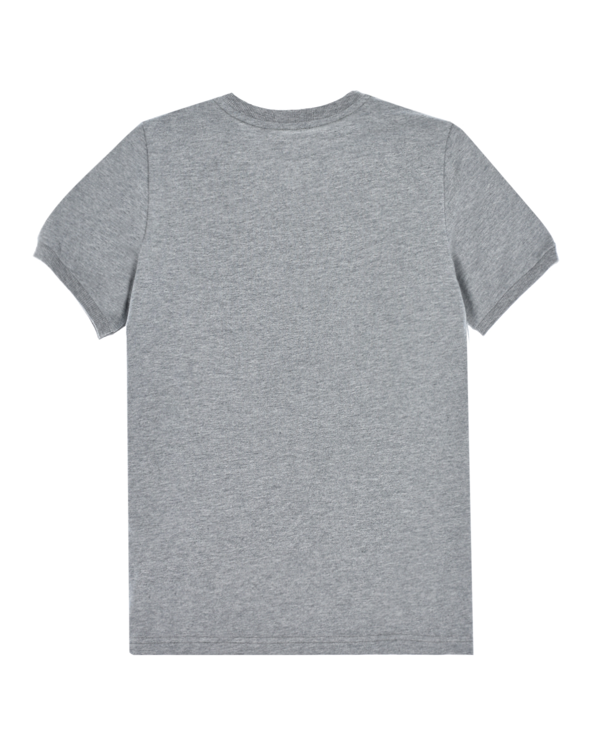 Серая футболка с салатовым принтом Sanetta детская, размер 164, цвет нет цвета - фото 2
