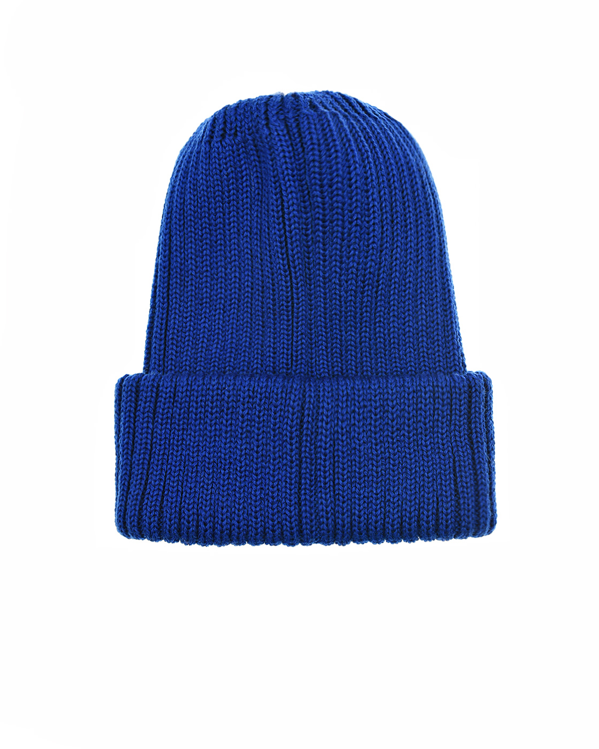 Синяя шапка с отворотом Catya детская, размер 55, цвет синий - фото 2